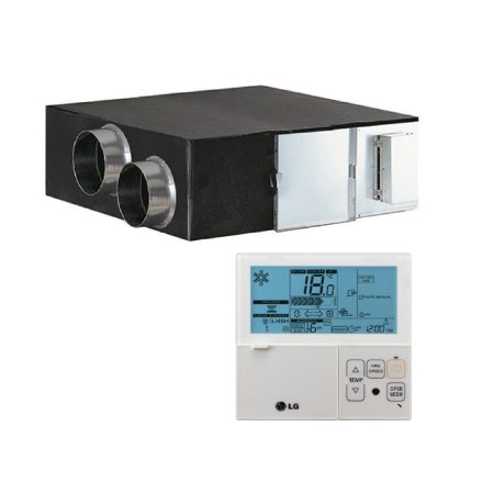 LG LZ-H080GBA5 ERV Hővisszanyerős szellőztető készülék 800 m3/h, PREMTB100 távirányítóval