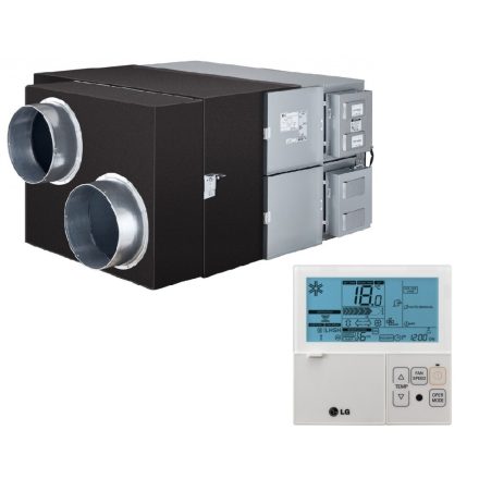 LG LZ-H200GBA5 ERV Hővisszanyerős szellőztető készülék 2000 m3/h, PREMTB100 távirányítóval